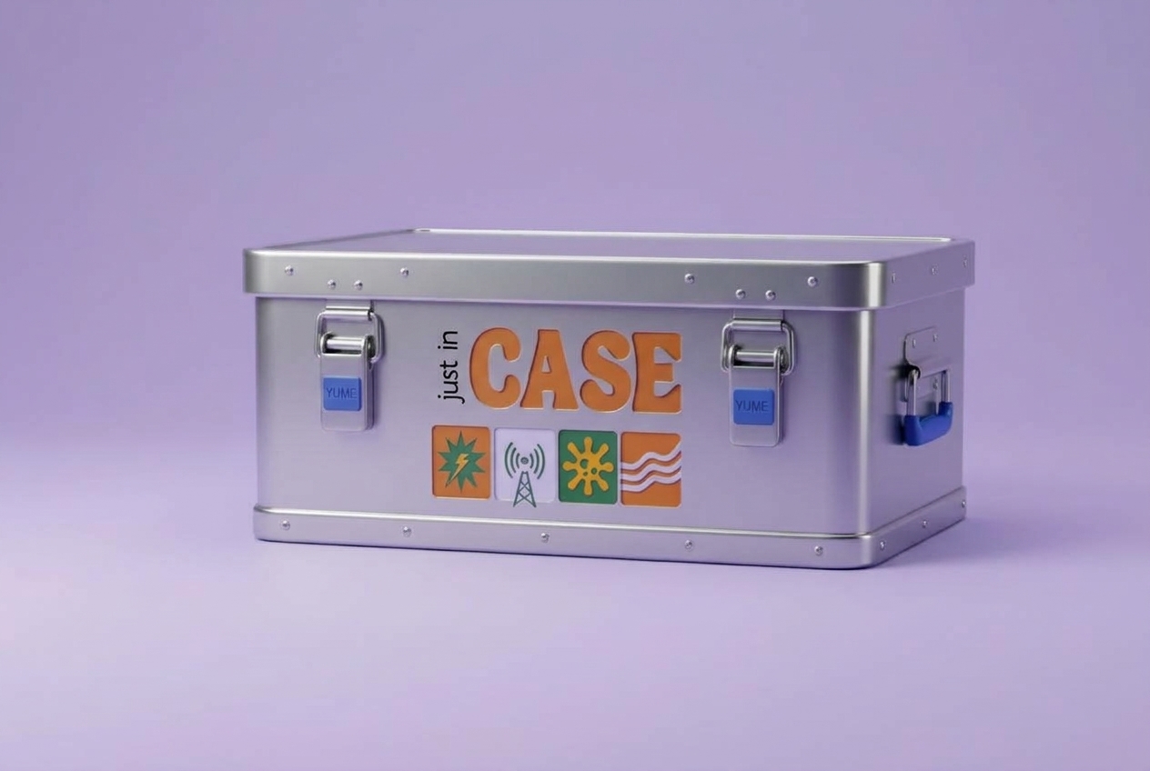 Die just in case Basis Box im Alukoffer