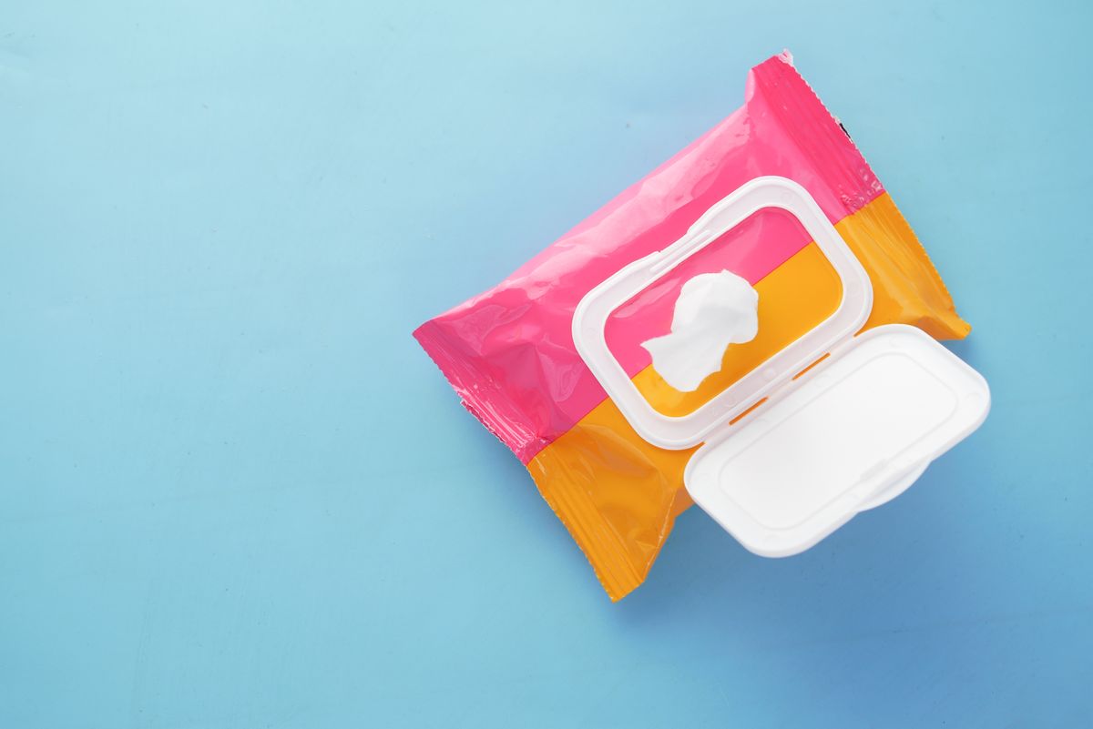Packung Feuchttücher
